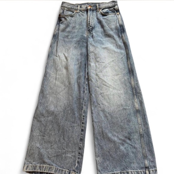 Wrangler Worldwide Wide Leg  Women's High Rise Jeans - Picture 4 of 8